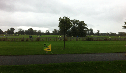 Runners at Corcaigh Park 